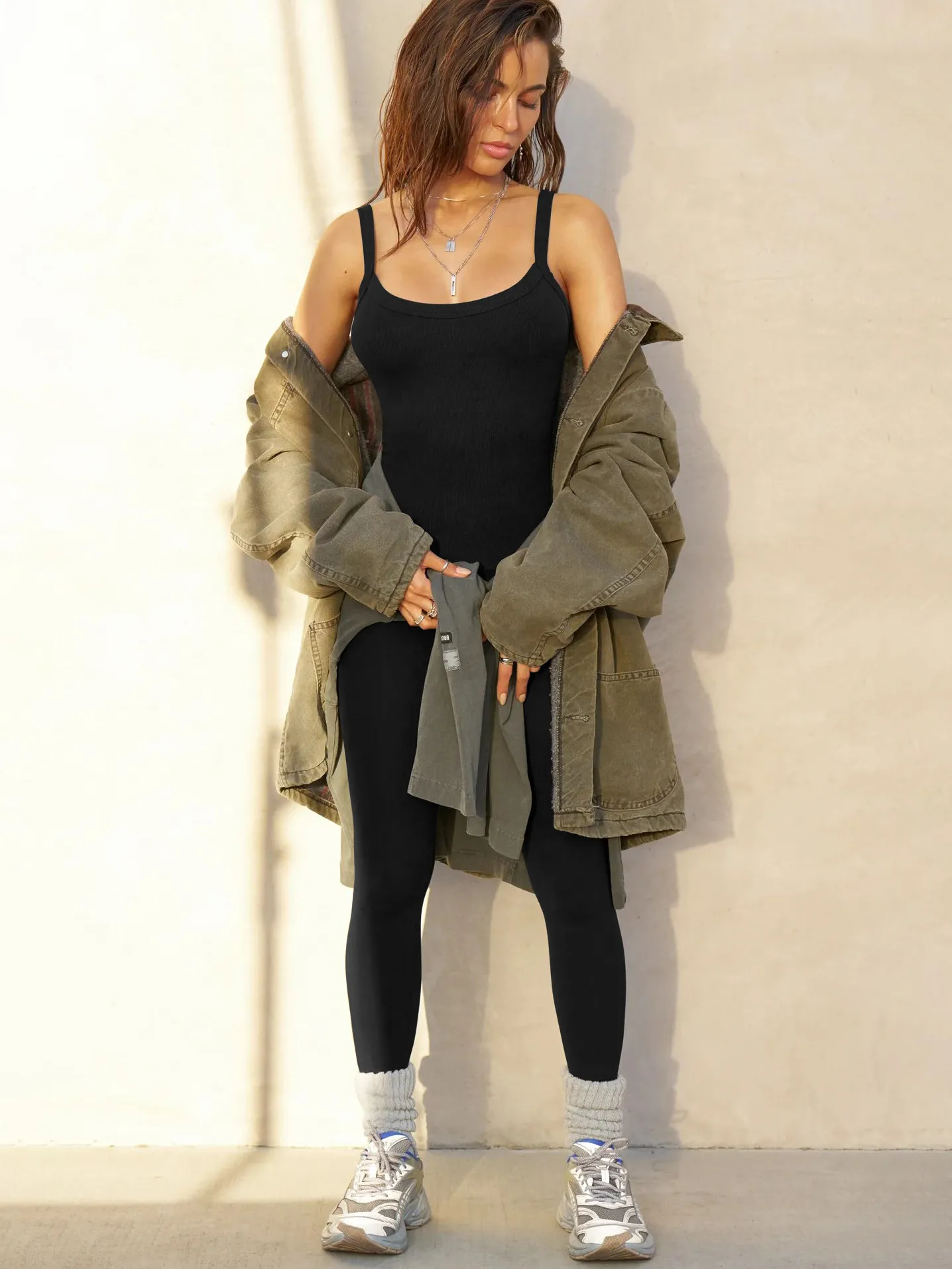Style Women's Fashion Hot Girl Sling Women's Fashion Sexy Outerwear Thread Vest Top display picture 30
