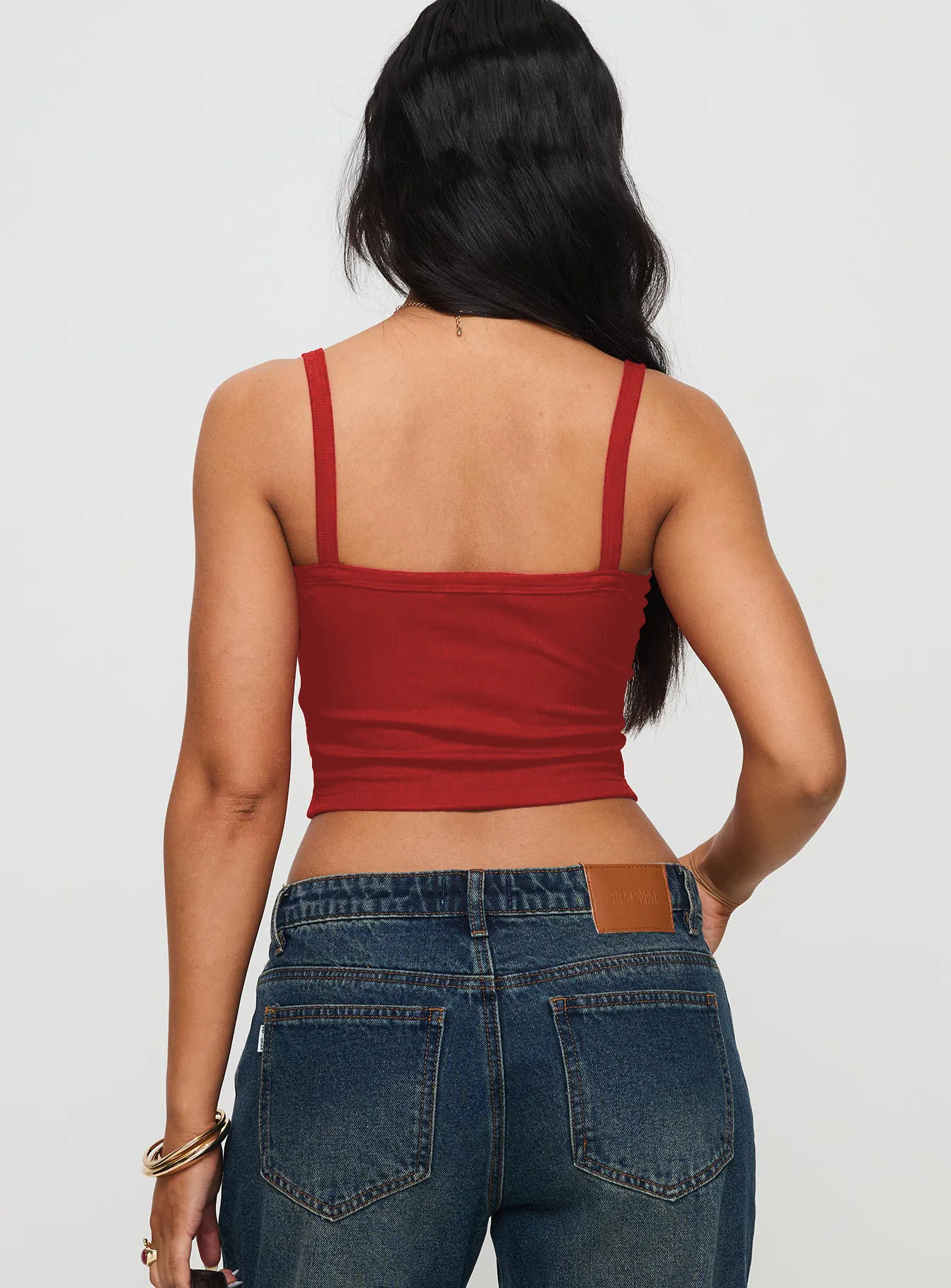 Style  New Hot Selling Pleated Vest Slim-fit Ultra-short Navel Sling Spring And Summer display picture 2