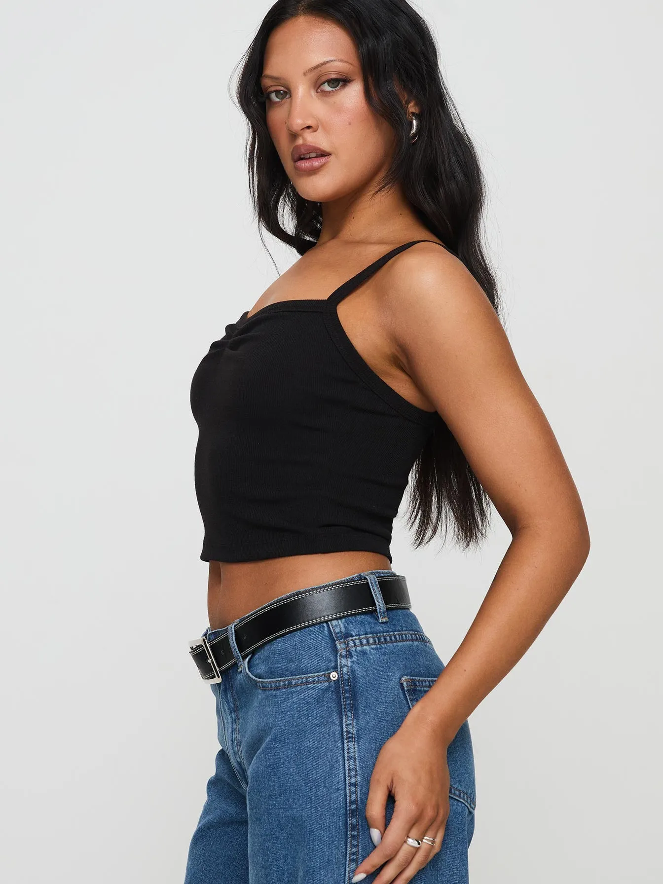 Style  New Hot Selling Pleated Vest Slim-fit Ultra-short Navel Sling Spring And Summer display picture 22