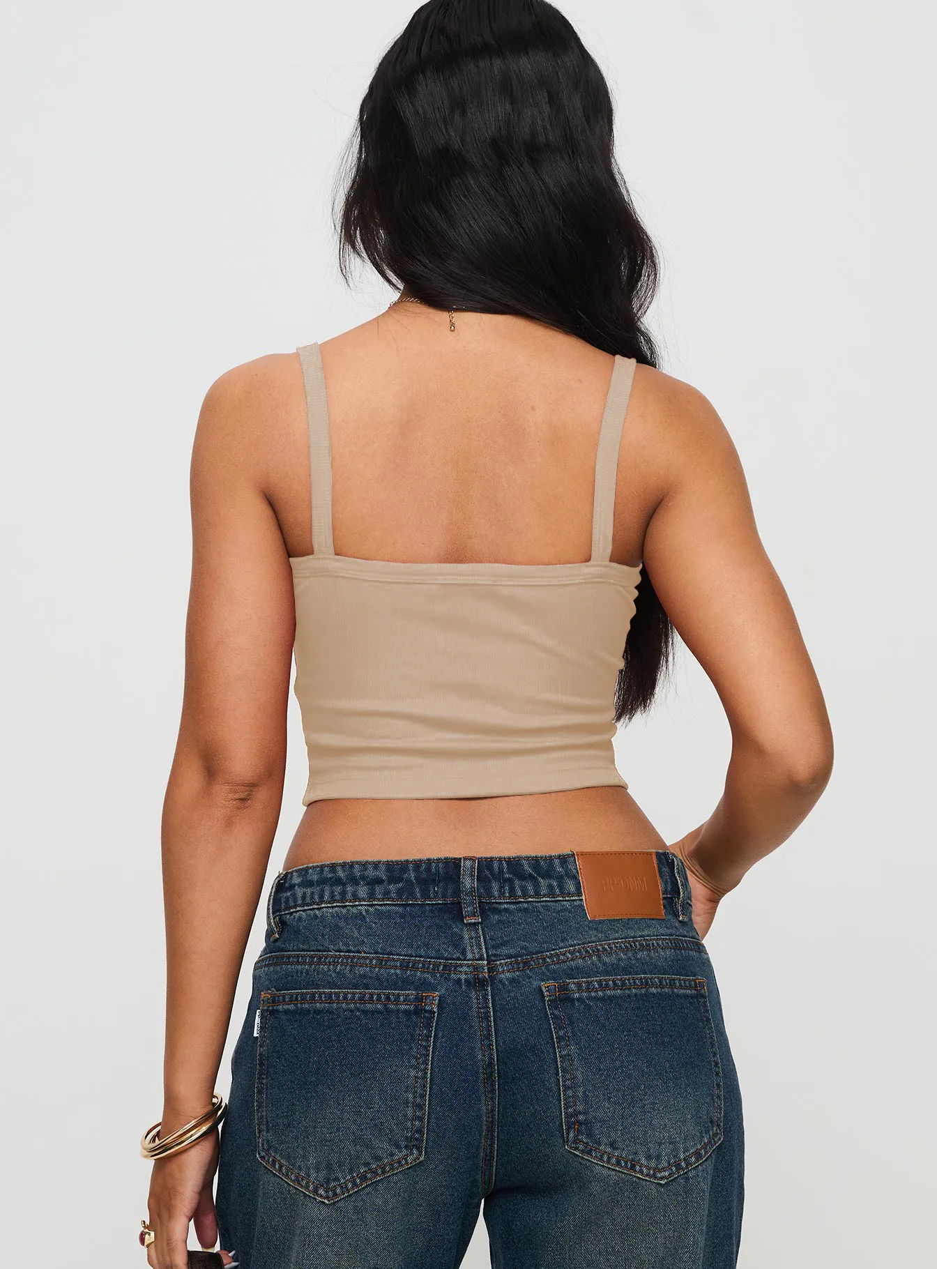Style  New Hot Selling Pleated Vest Slim-fit Ultra-short Navel Sling Spring And Summer display picture 34