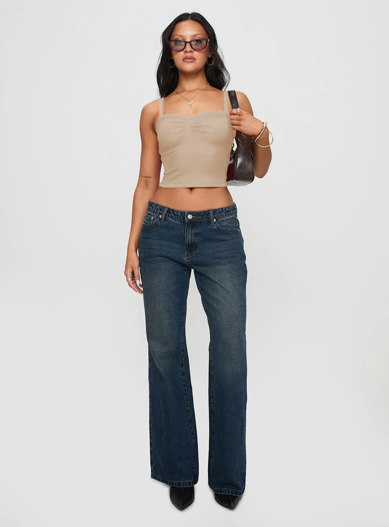 Style  New Hot Selling Pleated Vest Slim-fit Ultra-short Navel Sling Spring And Summer display picture 36