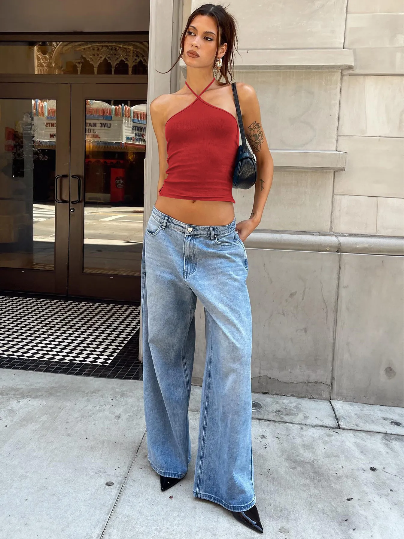 Women's Street Hot Girl Sling Top With Halter Backless All-match Sexy Street Vest For Women display picture 4
