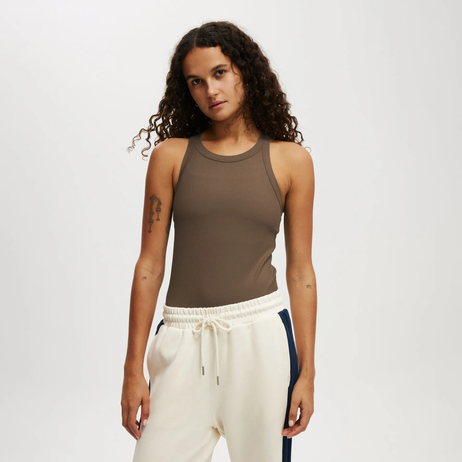 Explosions New  Women's Sports Thread Solid Color Sleeveless Knitted All-match Sling Spring And Summer display picture 12
