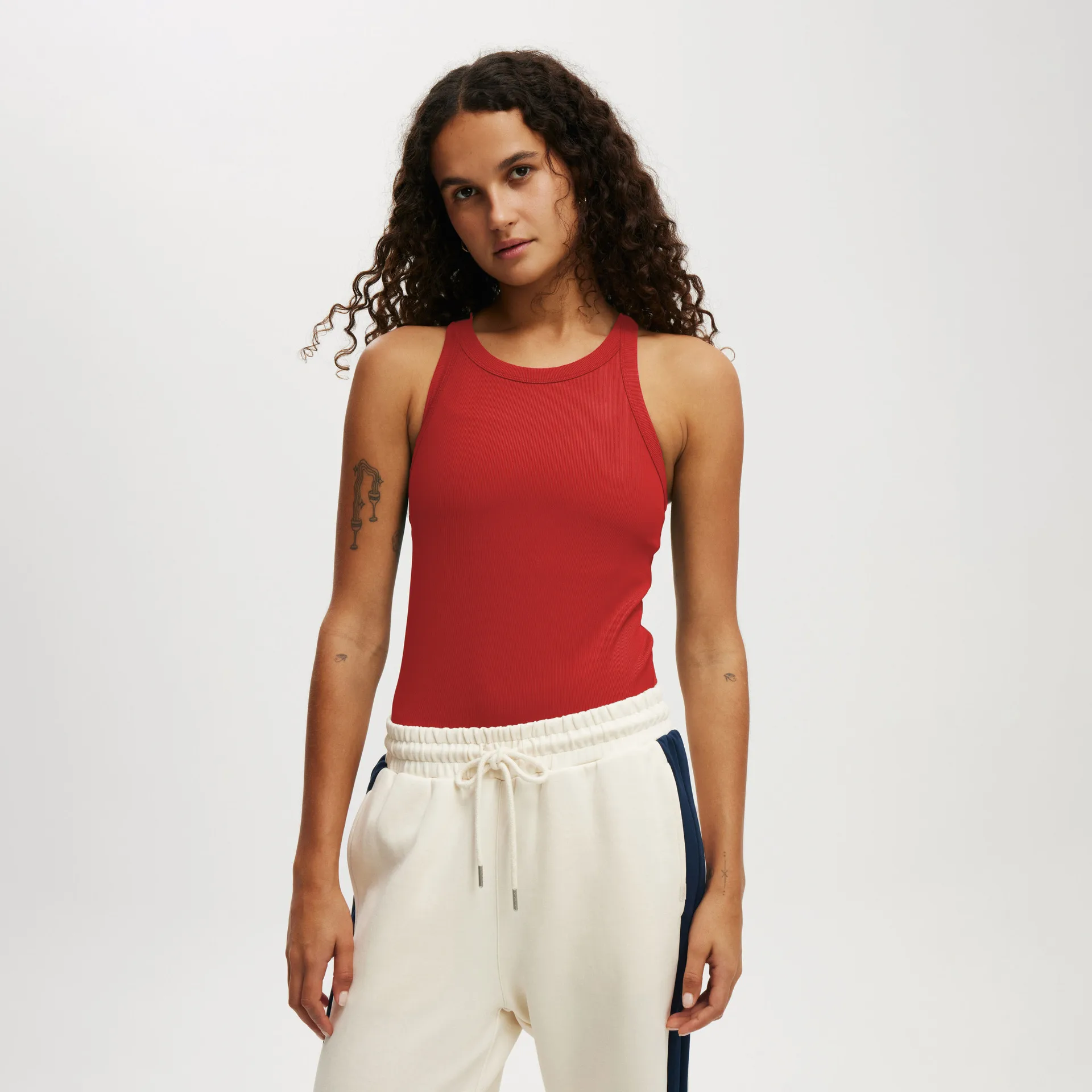 Explosions New  Women's Sports Thread Solid Color Sleeveless Knitted All-match Sling Spring And Summer display picture 2