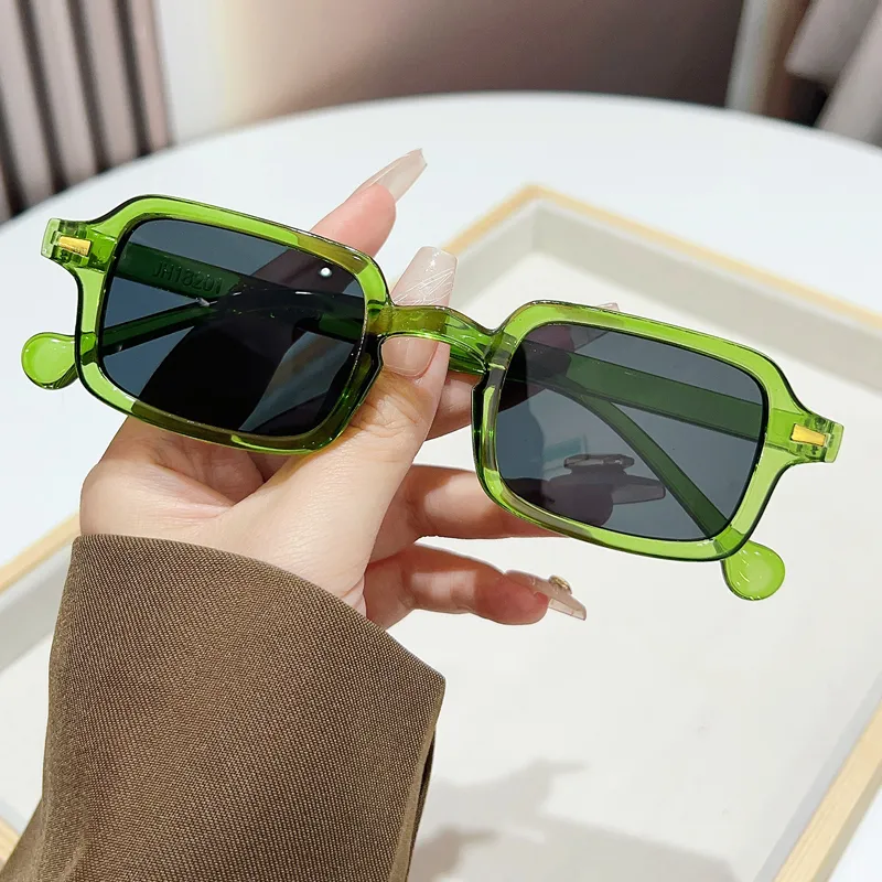 Casual Simple Style Leopard Ac UV400 Protection Square Rivet Full Frame Glasses display picture 10