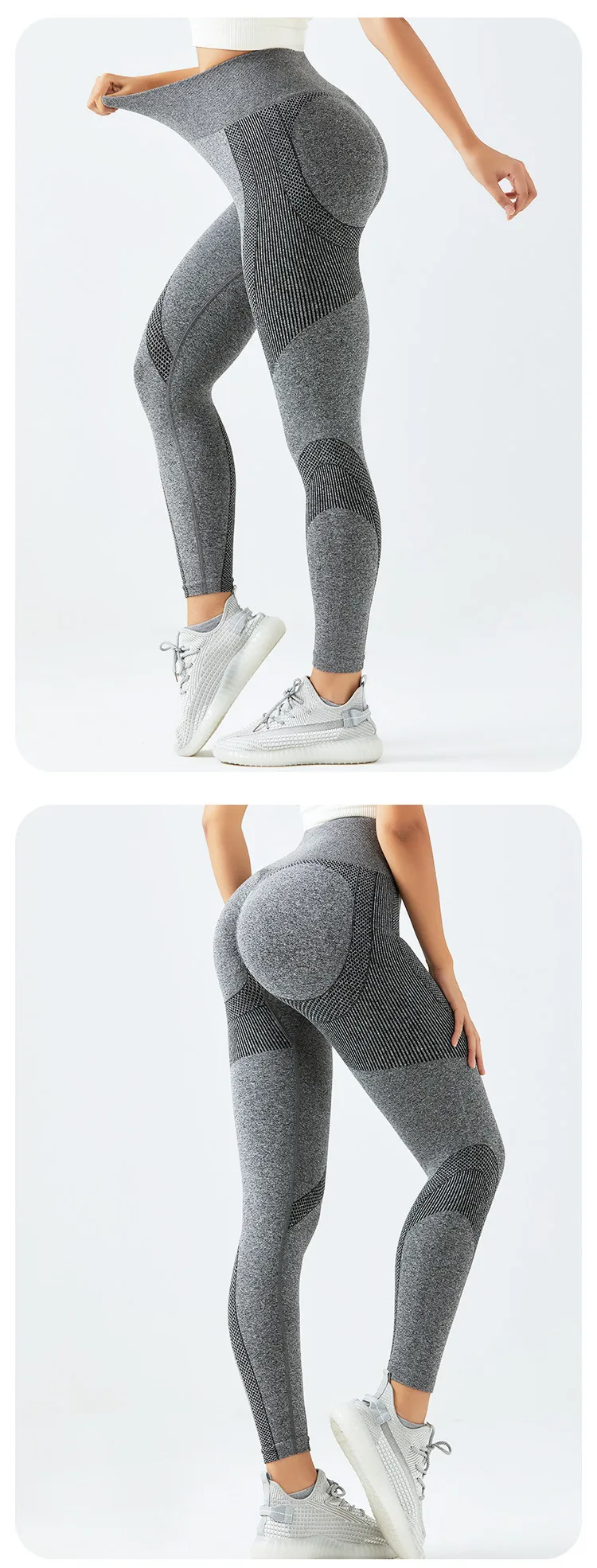 Classic Style Sport Style Color Block Nylon Spandex Polyester Active Bottoms Yoga Pants Sweatpants display picture 1