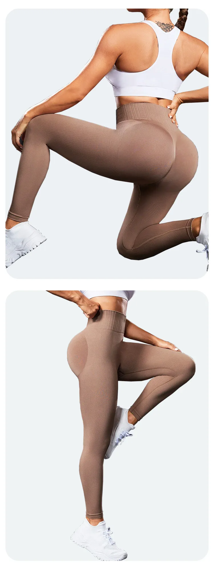 Classic Style Sport Style Solid Color Nylon Spandex Active Bottoms Yoga Pants Sweatpants display picture 2