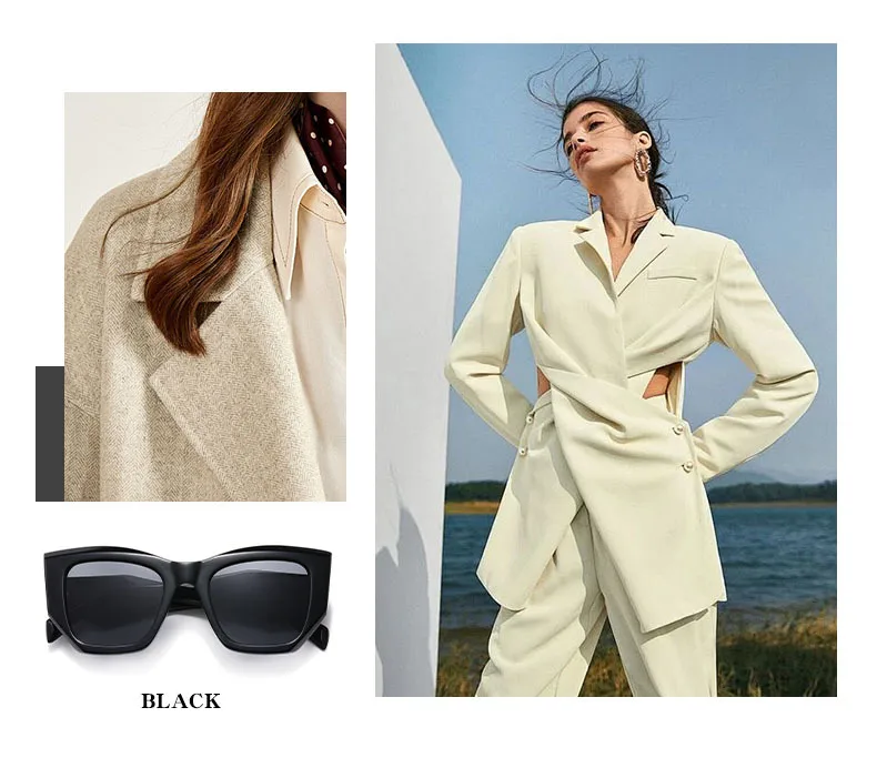 Hip-Hop Punk Streetwear Color Block PC UV400 Protection Tinted Lenses Polygon Full Frame Glasses display picture 4