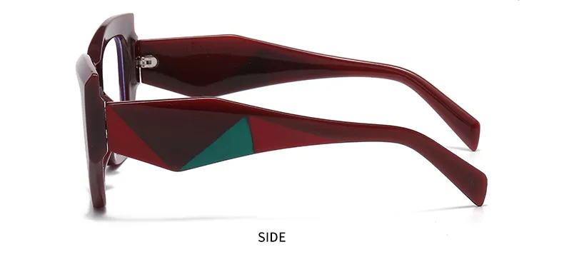Hip-Hop Punk Streetwear Color Block PC UV400 Protection Tinted Lenses Polygon Full Frame Glasses display picture 28