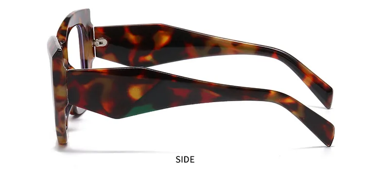Hip-Hop Punk Streetwear Color Block PC UV400 Protection Tinted Lenses Polygon Full Frame Glasses display picture 30