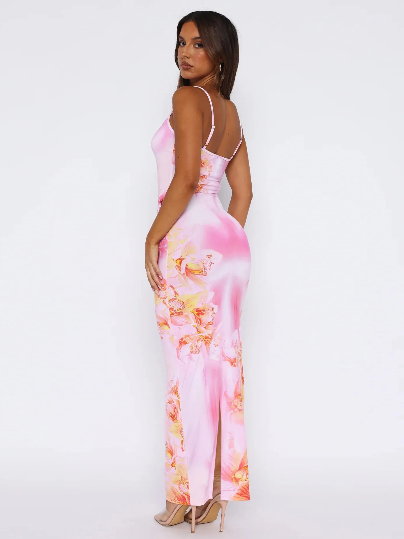 Sexy Digital Printed Slip Dress Women's Long Sleeveless Bohemian Style Holiday Dress Women display picture 5