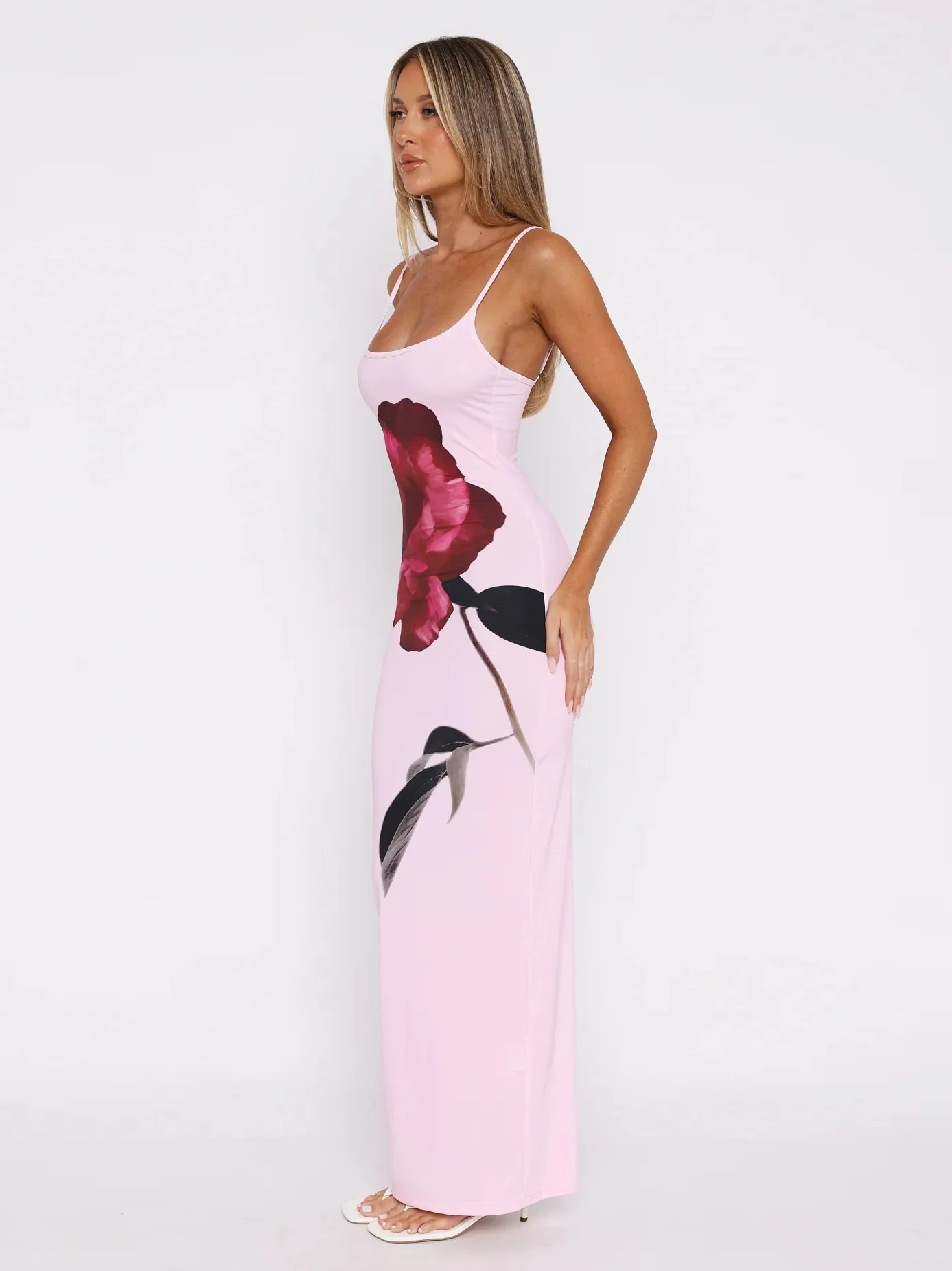 Sexy Digital Printed Slip Dress Women's Long Sleeveless Bohemian Style Holiday Dress Women display picture 11