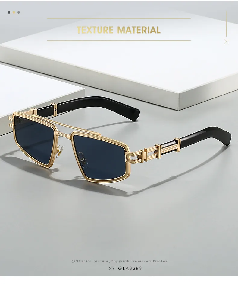 Elegant Hip-Hop Lady Solid Color PC UV400 Protection Square Full Frame Glasses display picture 2