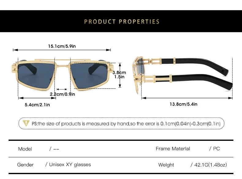 Elegant Hip-Hop Lady Solid Color PC UV400 Protection Square Full Frame Glasses display picture 5