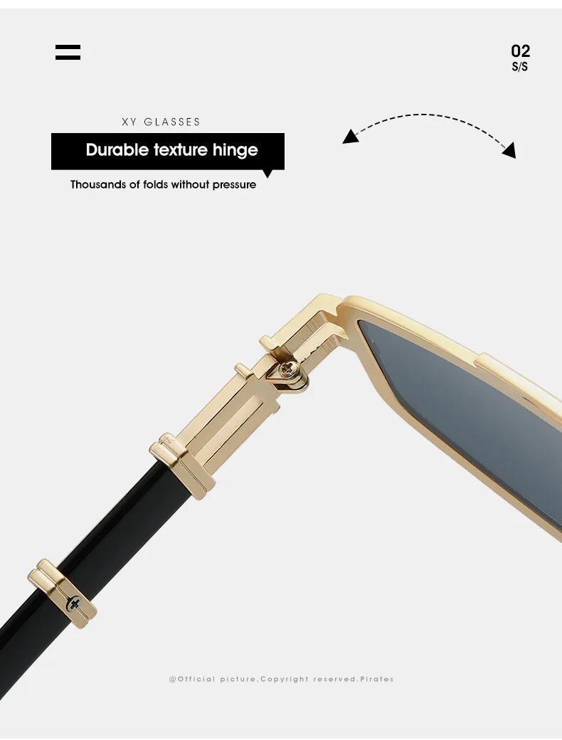 Elegant Hip-Hop Lady Solid Color PC UV400 Protection Square Full Frame Glasses display picture 13