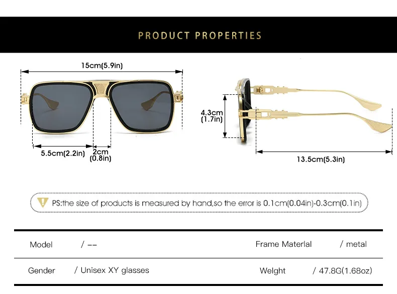 Basic Lady Solid Color PC Square Full Frame Glasses display picture 5