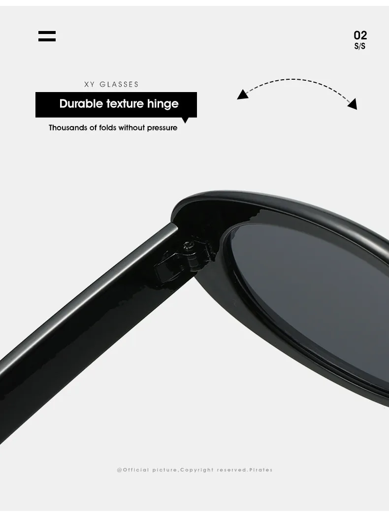 Elegant Basic Lady Solid Color PC UV400 Protection Oval Frame Full Frame Glasses display picture 15