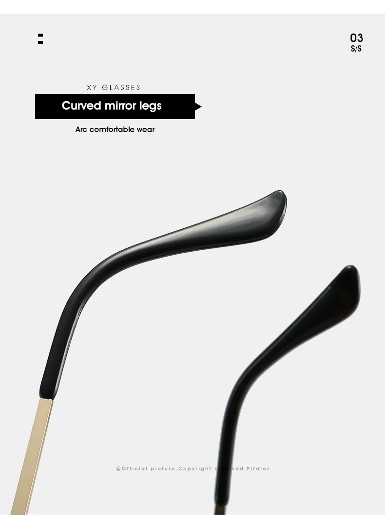 Elegant Hip-Hop Solid Color PC UV400 Protection Special-Shaped Mirror Frameless Glasses display picture 15