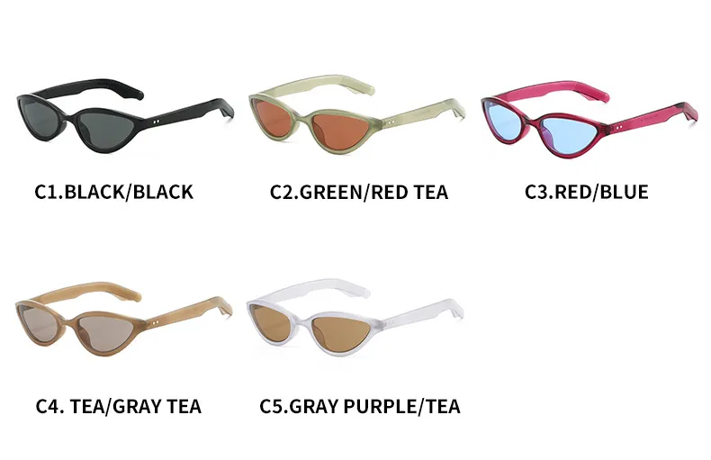 Elegant Hip-Hop Lady Solid Color PC Round Frame Full Frame Glasses display picture 6