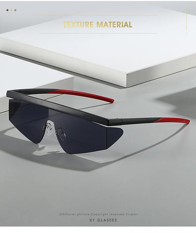 Elegant Lady Solid Color PC UV400 Protection Special-Shaped Mirror Half Frame Glasses display picture 2
