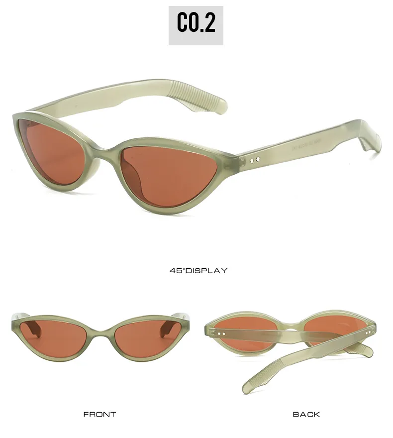 Elegant Hip-Hop Lady Solid Color PC Round Frame Full Frame Glasses display picture 8