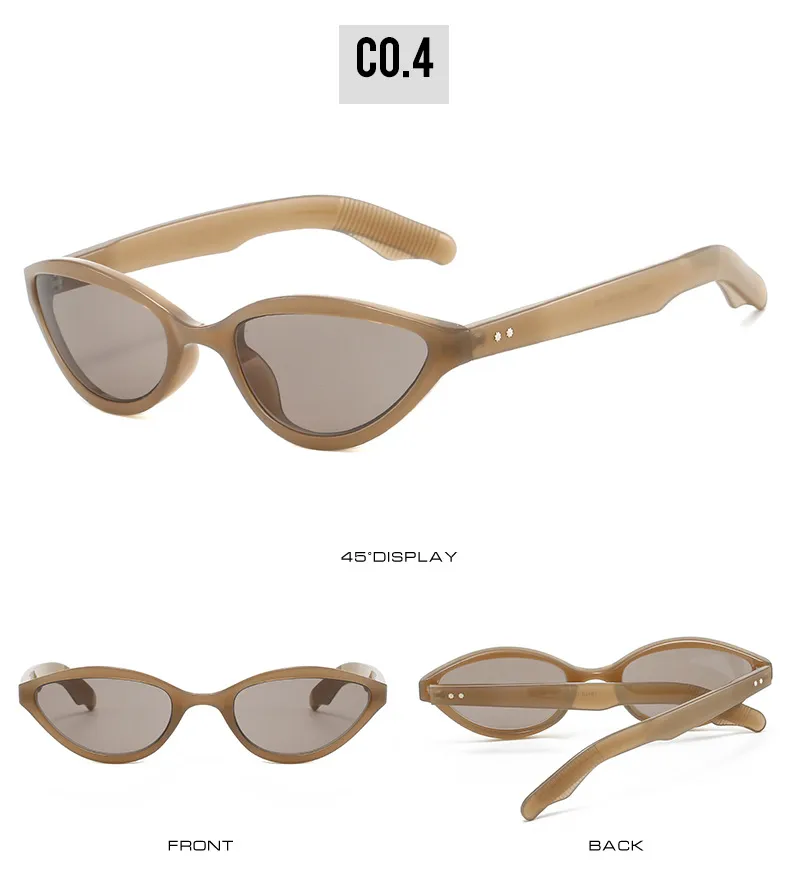 Elegant Hip-Hop Lady Solid Color PC Round Frame Full Frame Glasses display picture 10