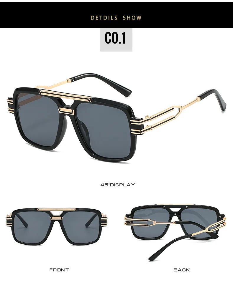 Elegant Basic Lady Solid Color Resin Square Full Frame Glasses display picture 7