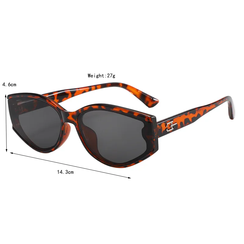 Casual Luxurious Romantic Oval PC UV400 Protection Resin Oval Frame Full Frame Glasses display picture 6
