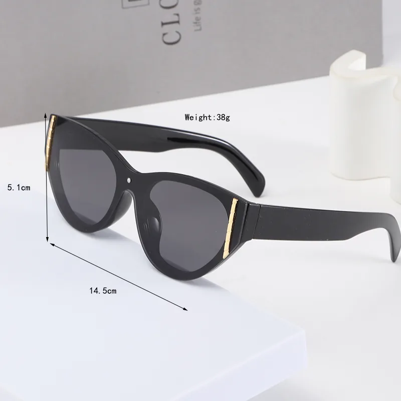 Casual Elegant Streetwear Oval PC UV400 Protection Resin Oval Frame Full Frame Glasses display picture 9