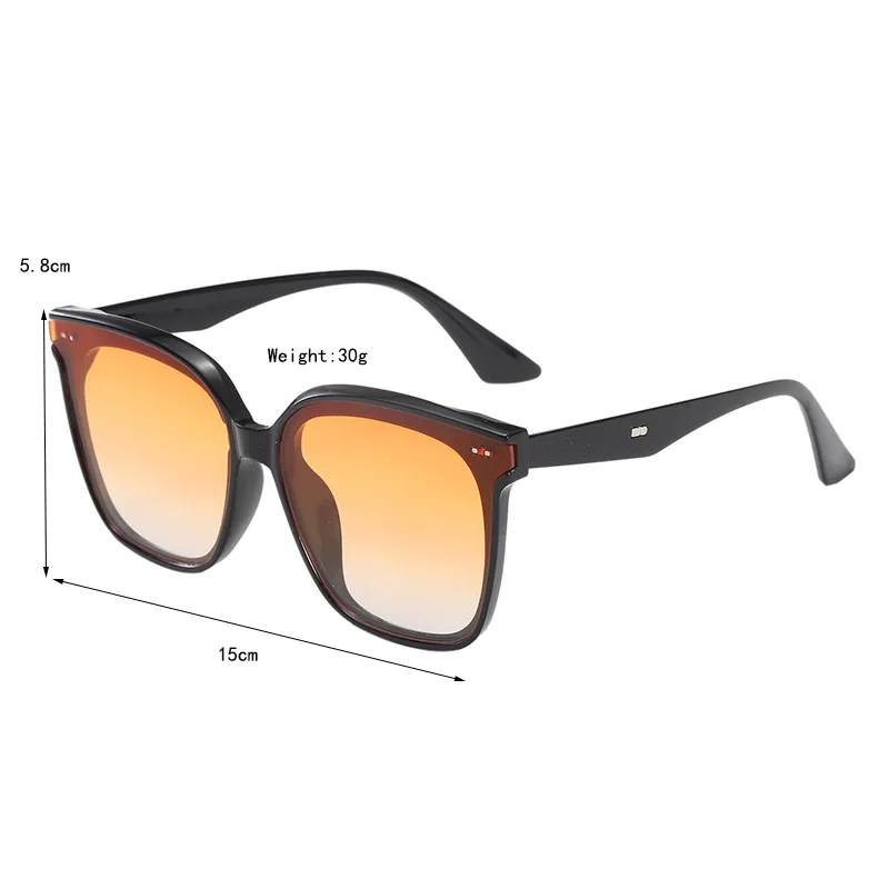 Casual Elegant Streetwear Square PC UV400 Protection Resin Square Full Frame Glasses display picture 2