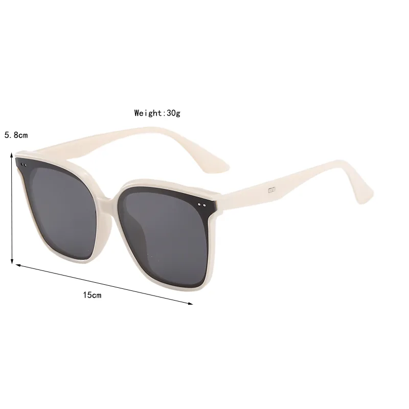 Casual Elegant Streetwear Square PC UV400 Protection Resin Square Full Frame Glasses display picture 12