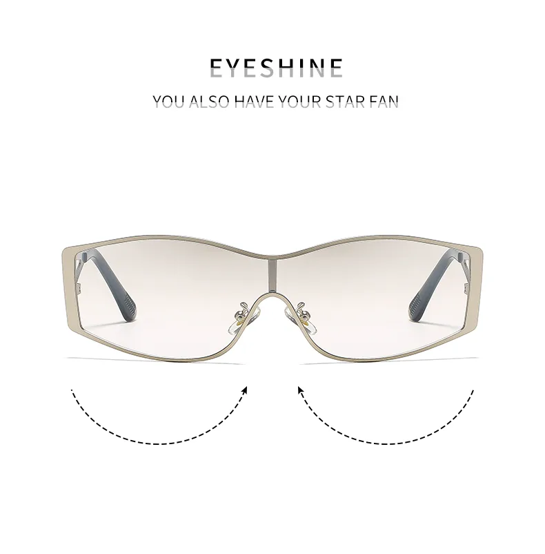 Casual Geometric Pc Special-Shaped Mirror Full Frame Glasses display picture 2