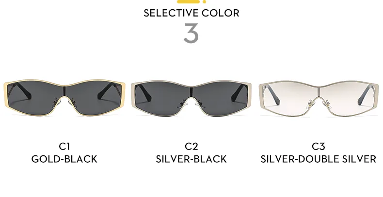 Casual Geometric Pc Special-Shaped Mirror Full Frame Glasses display picture 4