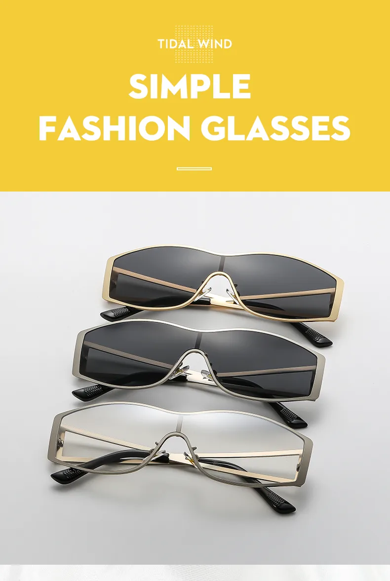 Casual Geometric Pc Special-Shaped Mirror Full Frame Glasses display picture 3