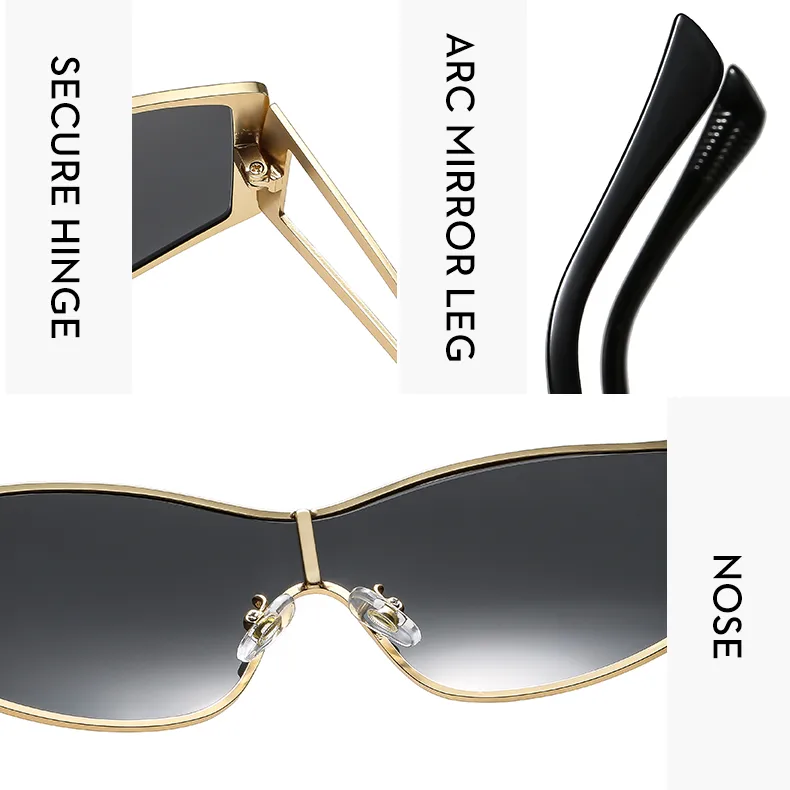 Casual Geometric Pc Special-Shaped Mirror Full Frame Glasses display picture 7