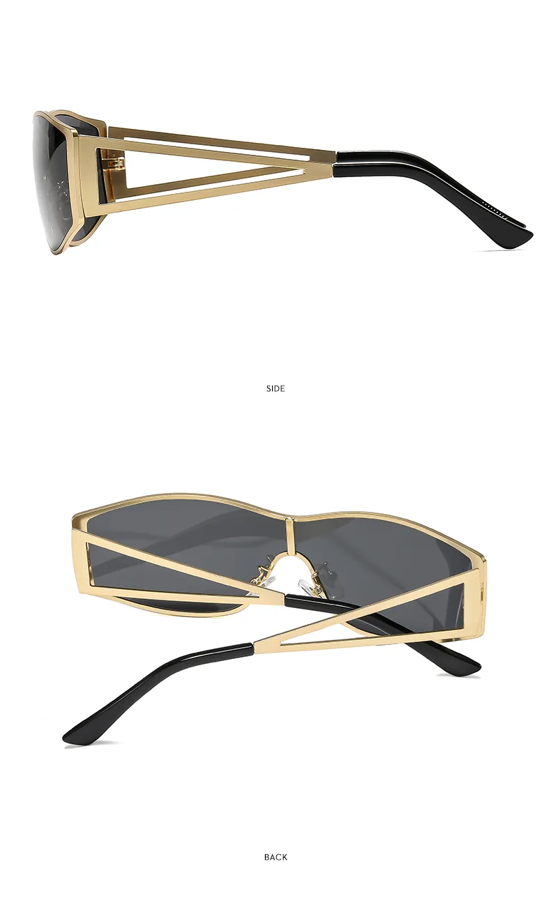 Casual Geometric Pc Special-Shaped Mirror Full Frame Glasses display picture 9