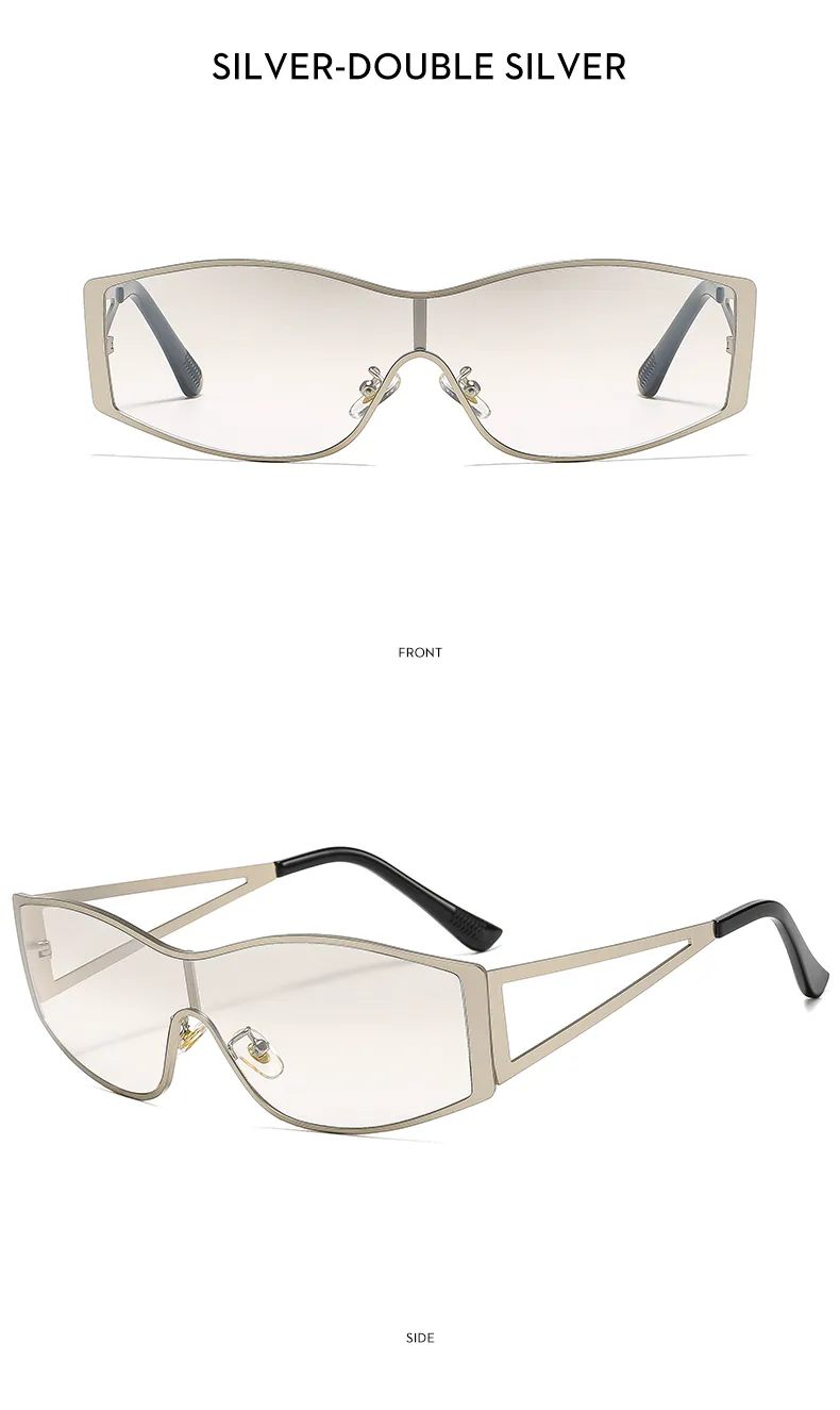 Casual Geometric Pc Special-Shaped Mirror Full Frame Glasses display picture 8