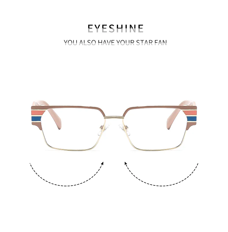 Casual Solid Color Ac Square Full Frame Glasses display picture 1