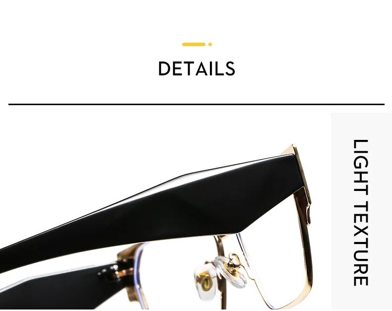 Casual Solid Color Ac Square Full Frame Glasses display picture 3
