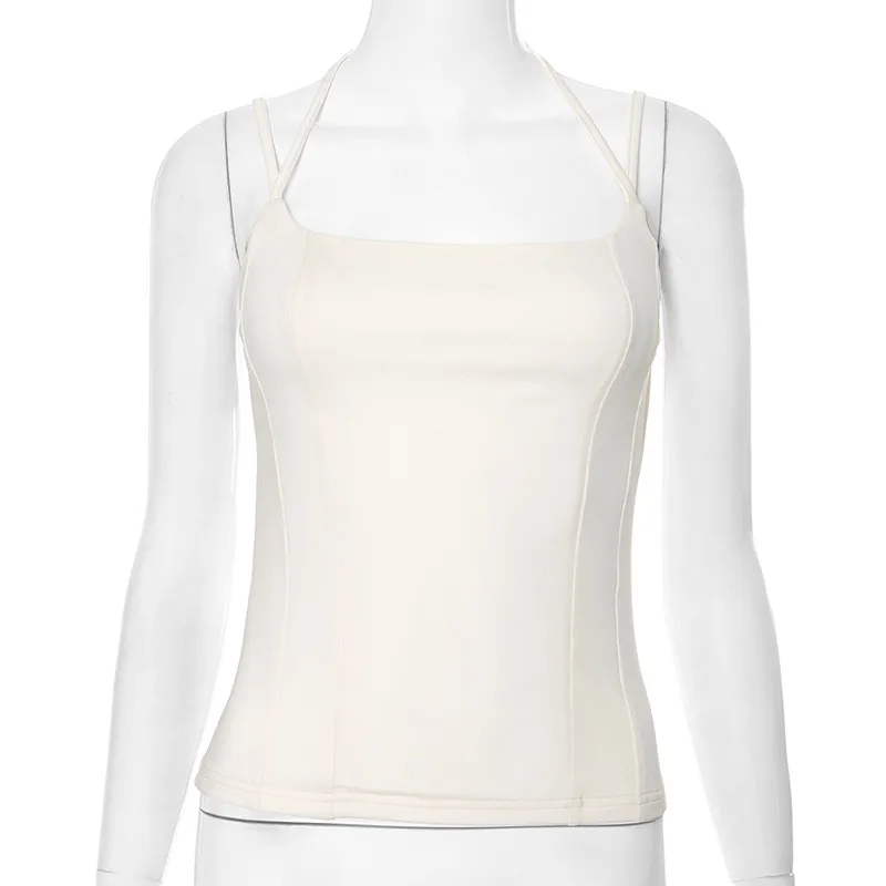 Women's Vest Sleeveless T-Shirts Sexy Solid Color display picture 14
