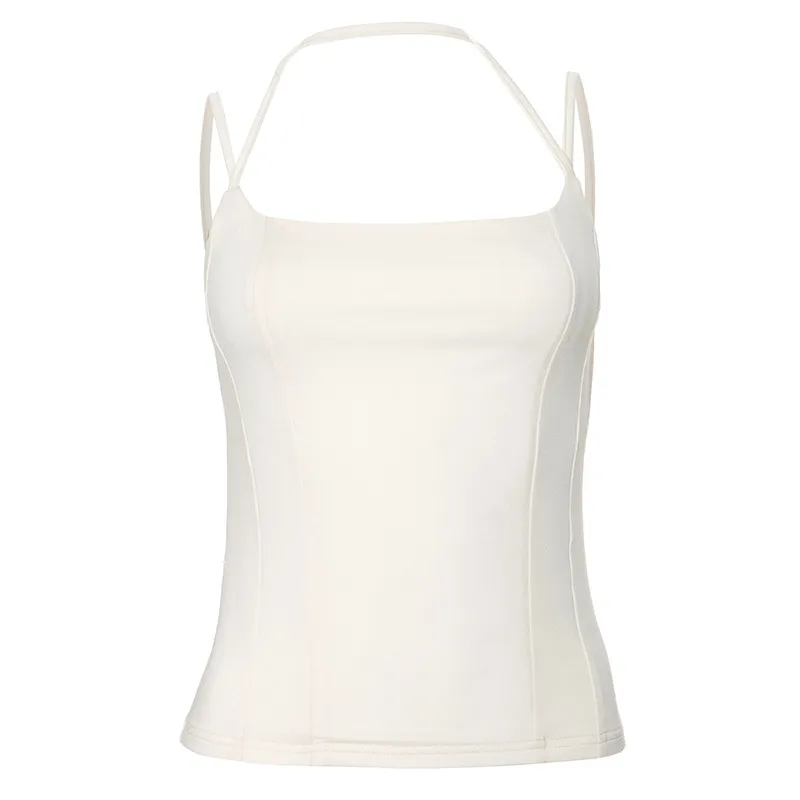 Women's Vest Sleeveless T-Shirts Sexy Solid Color display picture 17