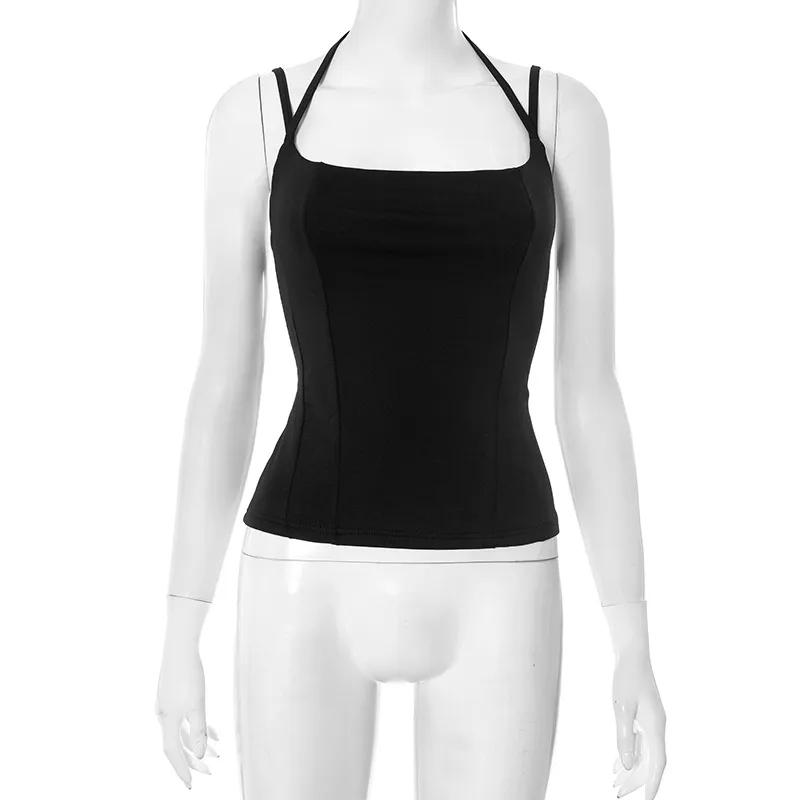 Women's Vest Sleeveless T-Shirts Sexy Solid Color display picture 27