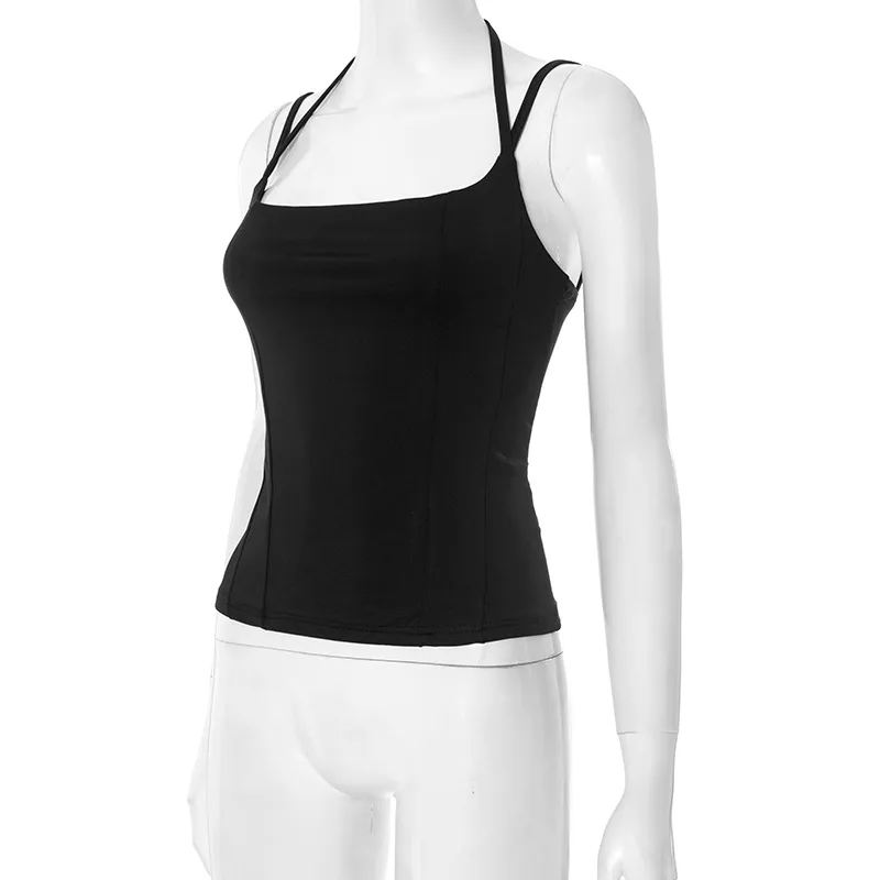 Women's Vest Sleeveless T-Shirts Sexy Solid Color display picture 28
