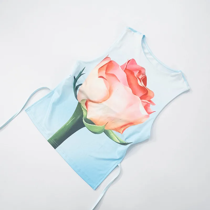Women's T-shirt Sleeveless T-Shirts Sexy Printing display picture 17
