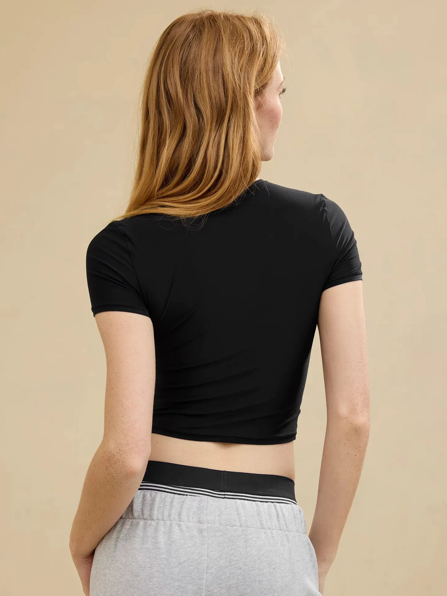 New Tight Short Y2K Base Shirt Short Sleeve Slim T-Shirt Whole Double Shoulder Top Spice Girl display picture 30
