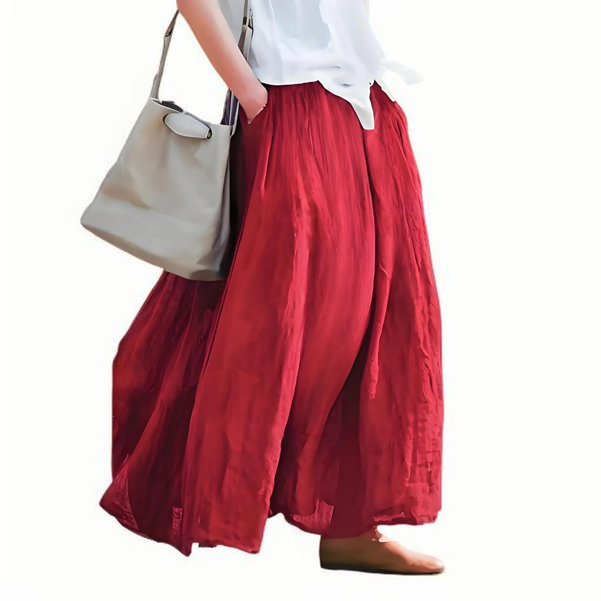 Women's Skirt Simple Style Classic Style Solid Color Maxi Long Dress Daily Street display picture 7