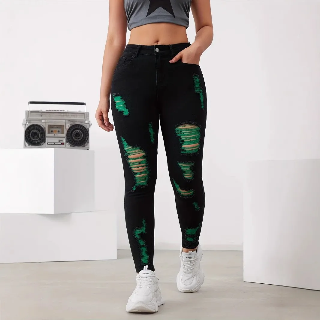 Women's Street Streetwear Color Block Full Length Casual Pants display picture 1