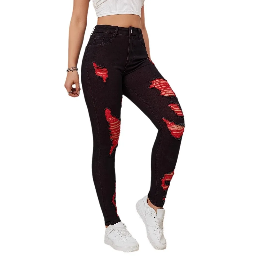 Women's Street Streetwear Color Block Full Length Casual Pants display picture 8