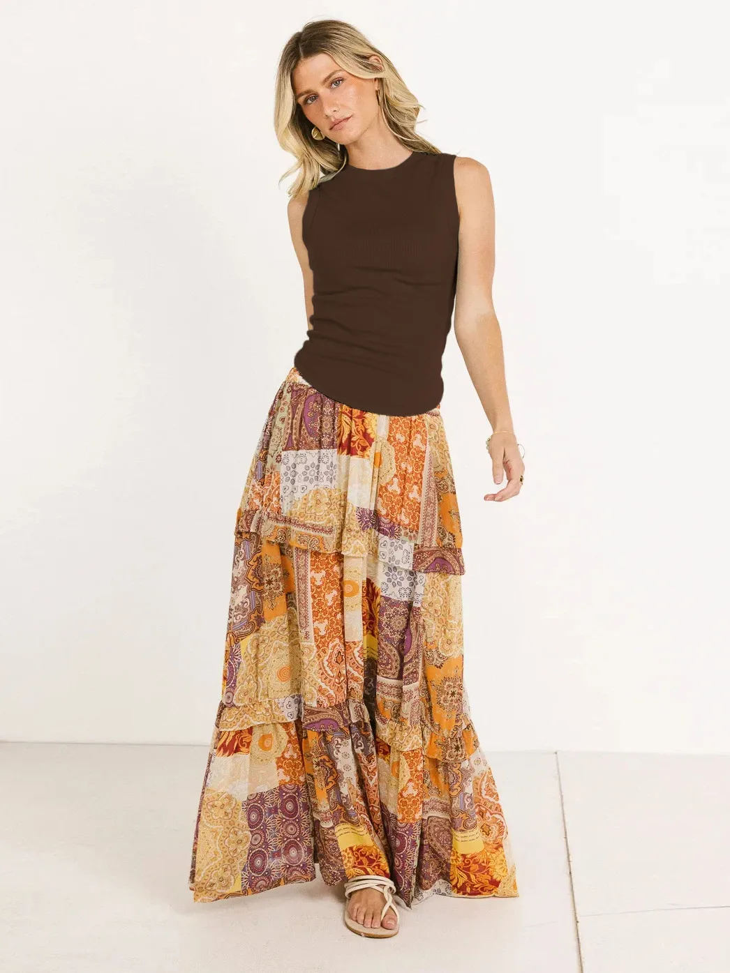 Designed   Spring And Summer New Explosions Y2K Solid Color Slim Fit Thread Sleeveless Outer Wear Vest Top Women display picture 17