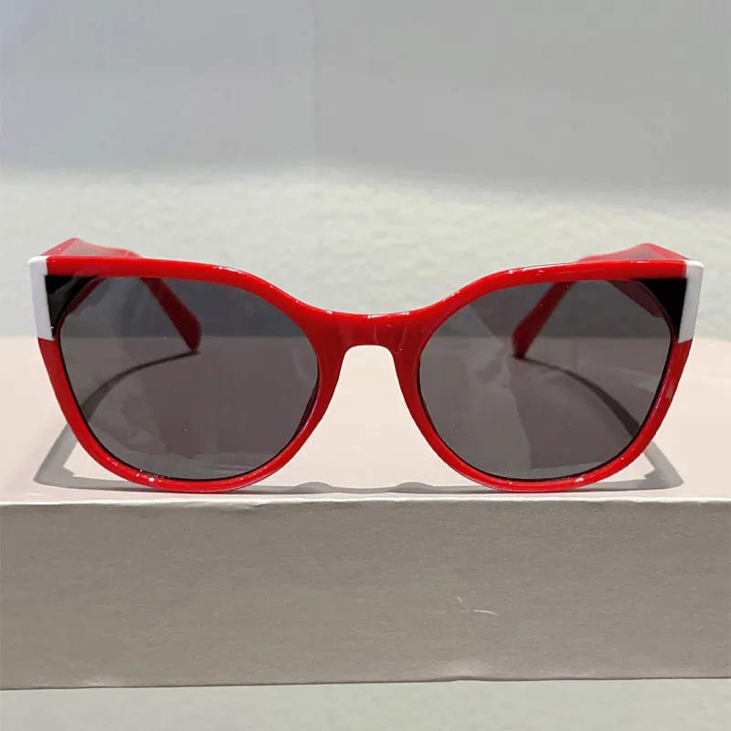 Elegant Streetwear Color Block PC UV400 Protection Cat Eye Full Frame Glasses display picture 9